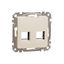 Sedna Design & Elements, plate RDM cat5e 6 UTP, beige thumbnail 3