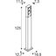 ESKINA FRAME 125 27W 2200/3500lm 95ø ?80 230V 3/4K IP65 anth thumbnail 2