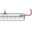 DEVO LOFT LED 1245 24W 4950lm 830 PC louver IP20 red wire thumbnail 1