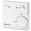 Room controller, 5-30C, AC 230V, 1NC, 10 A, on/off and additional heat. including lamp thumbnail 1