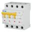 RCD/MCB combination, 25 A, 100 mA, MCB trip characteristic: C, 3p+N, RCD trip characteristic: A thumbnail 2