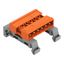 Double pin header DIN-35 rail mounting 6-pole orange thumbnail 1