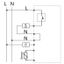 UP floor controller 10-40C, RAL1013 glossy 55x55, AC230V, 16 A, 1 NO contact, PWM / 2 point control, power switch, TA, LED displays, remote sensor thumbnail 4