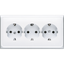 3-gang SCHUKO- socket CD523WW thumbnail 3