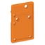 End plate snap-fit type 1.5 mm thick orange thumbnail 2