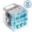 Push-in wire connector SCP6 transparent / blue (box 50 pcs) thumbnail 1