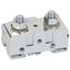 Plate power terminal blocks Viking 3 - for bars/lugs - asym rails -M12 -pitch 46 thumbnail 2