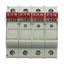 Fuse-holder, LV, 32 A, AC 690 V, 10 x 38 mm, 3P+N, UL, IEC, indicating, DIN rail mount thumbnail 15