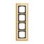 1725-838 Cover Frame Busch-dynasty® polished brass ivory white thumbnail 2