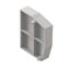 End and partition plate for terminals, 54.1 mm x 7.2 mm, grey thumbnail 2