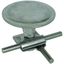 Air-termination stud for drivable flat roofs f. Rd 8-10mm StSt thumbnail 1