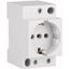 Schuko socket, 10/16A, 250V AC thumbnail 4