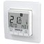 Concealed clock thermostat as room controller, AC 230V, 1 changeover contact, heating 5(2) A, cooling 1(1) A, white backlighting thumbnail 2