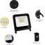 NOCTIS FLOODLIGHT 24W RGBW+CCT+DIMM Wi-Fi/BT 230V IP65 83x104x23mm BLACK Spectrum SMART thumbnail 27