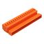 1-conductor male connector CAGE CLAMP® 2.5 mm² orange thumbnail 1