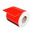 Device marking, Self-adhesive, halogen-free, 101 mm, Polyester, red thumbnail 2