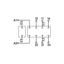 Relay socket 2 changeover contacts with manual operation thumbnail 3