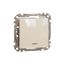 Sedna Design & Elements, Intermediate switch 10AX Blue Loc LED, beige thumbnail 3