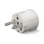 90°ANGLED UNEL PLUG 2P+E 16A WHITE thumbnail 1