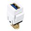 TOOLLESS LINE USB 3.0 A-A Coupler White thumbnail 6