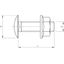 FRSB 6x20 A2 Truss-head bolt with combination nut M6x20 thumbnail 2