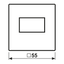 Centre plate f. USB charger A1569USBANM thumbnail 3