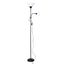 Lisa Floor Lamp 1xE27 with Reading Light 1xE14 Black thumbnail 1