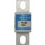 Eaton Bussmann series TPL telecommunication fuse, 170 Vdc, 125A, 100 kAIC, Non Indicating, Current-limiting, Bolted blade end X bolted blade end, Silver-plated terminal thumbnail 1