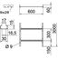 LCIS 660 3 FT Cable ladder perforated rung, welded 60x600x3000 thumbnail 2