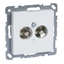 Potential equalisation socket-outlet insert, active white, glossy, System M thumbnail 4