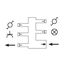 Distribution connector for switches Single-pole and throttle two-way c thumbnail 8