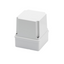 JUNCTION BOX WITH DEEP SCREWED LID - IP56 - INTERNAL DIMENSIONS 100X100X120 - SMOOTH WALLS - GREY RAL 7035 thumbnail 1