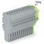 1-conductor female connector Push-in CAGE CLAMP® 1.5 mm² gray, green-y thumbnail 2