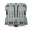 2-conductor through terminal block 185 mm² lateral marker slots gray thumbnail 1