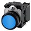 Pushbutton, 22 mm, round, plastic, blue, pushbutton, flat, momentary  3SU1100-0AB50-1BA0-Z X90 thumbnail 1