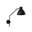 CELIA MATT BLACK WALL LAMP 1 X E14 20W thumbnail 1