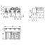 Socket for PCBs angled 4-pole white thumbnail 6