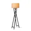 TRAFALGA. Floor lamp-Black-1xE27-40W-Linen thumbnail 2