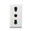 ITALIAN STANDARD SOCKET-OUTLET 250V ac - 2P+E 16A DUAL AMPERAGE - P11-P17 - 1 MODULE - SYSTEM WHITE thumbnail 2