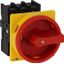 On-Off switch, P1, 40 A, flush mounting, 3 pole, Emergency switching off function, With red rotary handle and yellow locking ring, Lockable in the 0 ( thumbnail 2