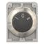 Changeover switch, RMQ-Titan, with rotary head, momentary, 3 positions, inscribed, Front ring stainless steel thumbnail 10