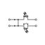 Ground conductor disconnect terminal block with test option with orang thumbnail 4