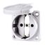 Mennekes Receptacle SCHUKO, 16A2p+E, 230V, IP54 11010 thumbnail 1