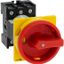 Main switch, P1, 25 A, rear mounting, 3 pole, Emergency switching off function, With red rotary handle and yellow locking ring, Lockable in the 0 (Off thumbnail 8