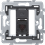 1 RJ11-connection UTP, flat model, incl. flush-mounting frame 71 x 71 thumbnail 1