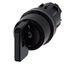 Key-operated switch O.M.R, 22 mm, round, plastic, lock number 73034, black, with 2 keys, 3 switch positions I-O thumbnail 1