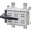 DC switch disconnector, 1000 A, 2 pole, 1 N/O, 1 N/C, with grey knob, service distribution board mounting thumbnail 4