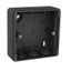 Exxact surface mounted box 1-gang low IP44 anthracite thumbnail 2
