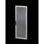Sheet steel door, one-piece, vented for VX IT, 800x2000 mm, RAL 7035 thumbnail 1