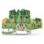 Double-deck terminal block 4-conductor ground terminal block with push thumbnail 2